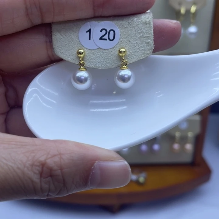未镶嵌淡水珍珠耳饰