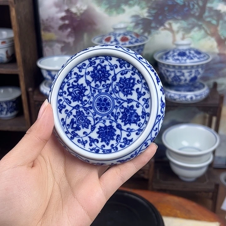 其他陶缠枝莲盖置