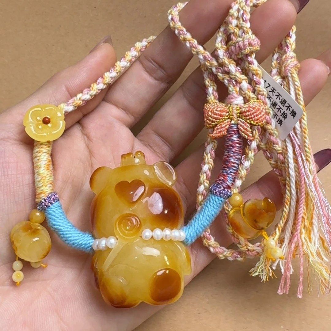 蜜蜡吊坠(不含链)未镶嵌