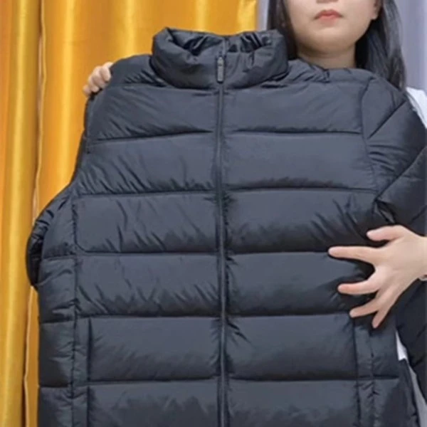 男款超轻加厚立领保暖外套