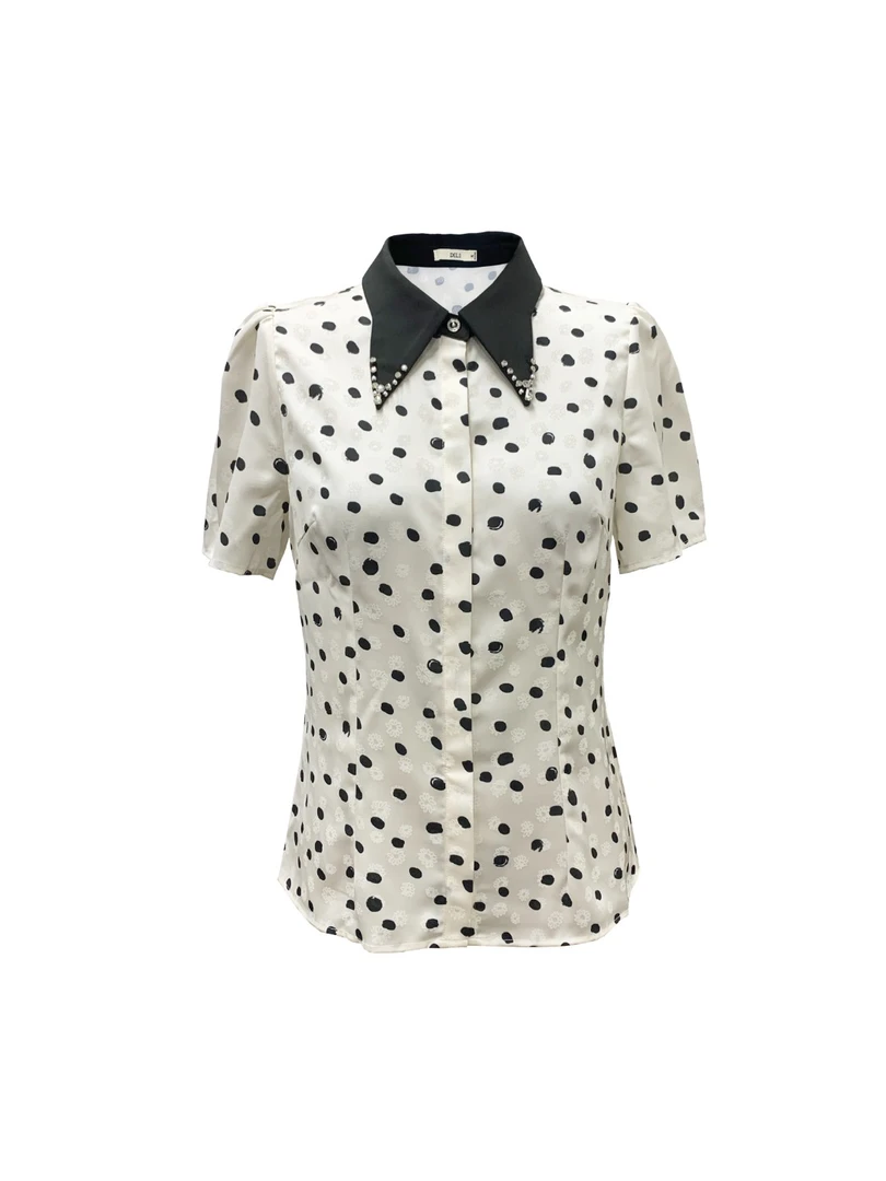 【黄蓉推荐】DILI 春装新品2025女装 短袖上衣 324216015