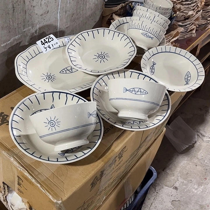 瓷微瑕外贸餐具4425