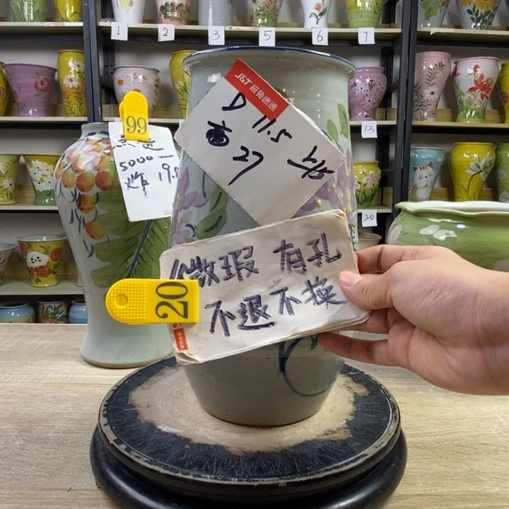 景德镇高温陶瓷花盆