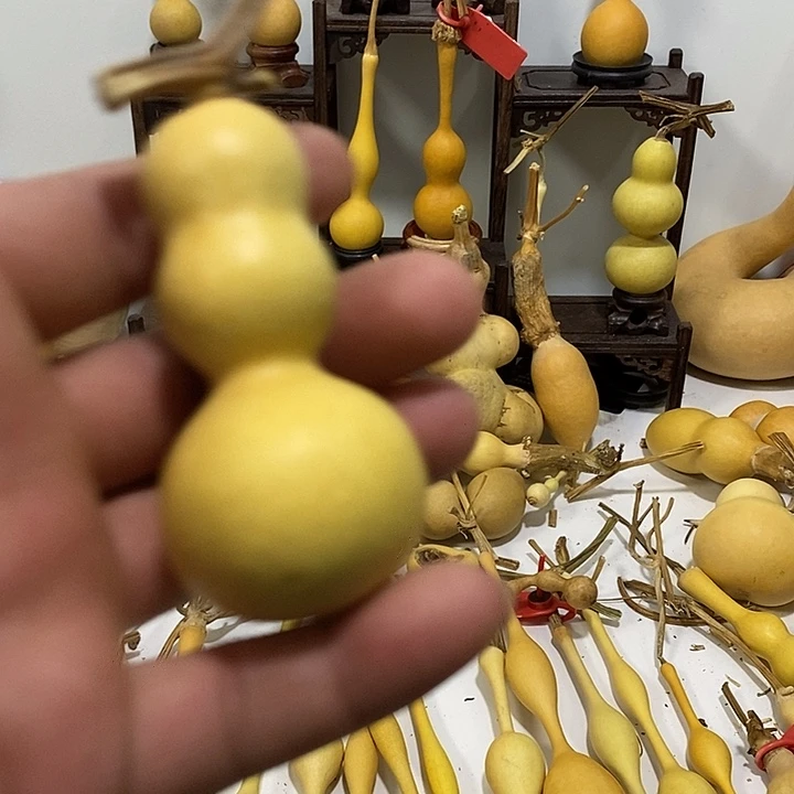 手把精品三肚葫芦文玩