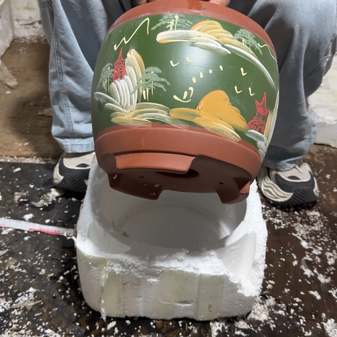 紫砂花盆口径20.15口径