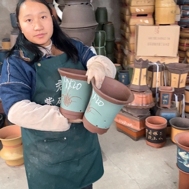 紫砂花盆紫砂花盆盆栽花卉苗木种植