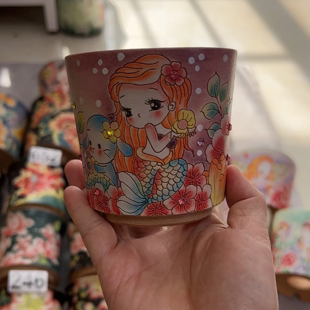 景德镇陶瓷花盆景德镇陶瓷花盆