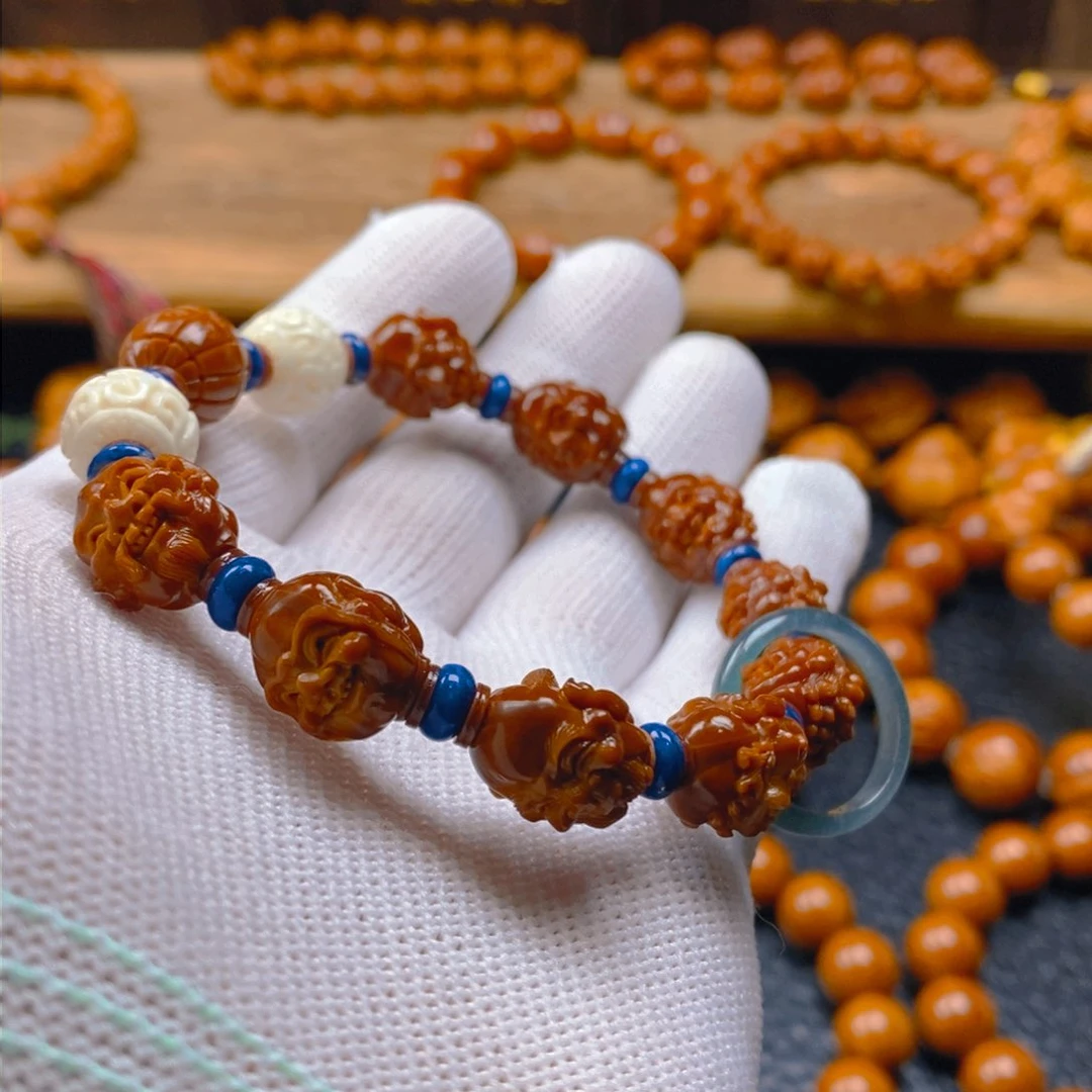 手串/手链橄榄核许忠英1.3欢喜十八罗汉（代表作）