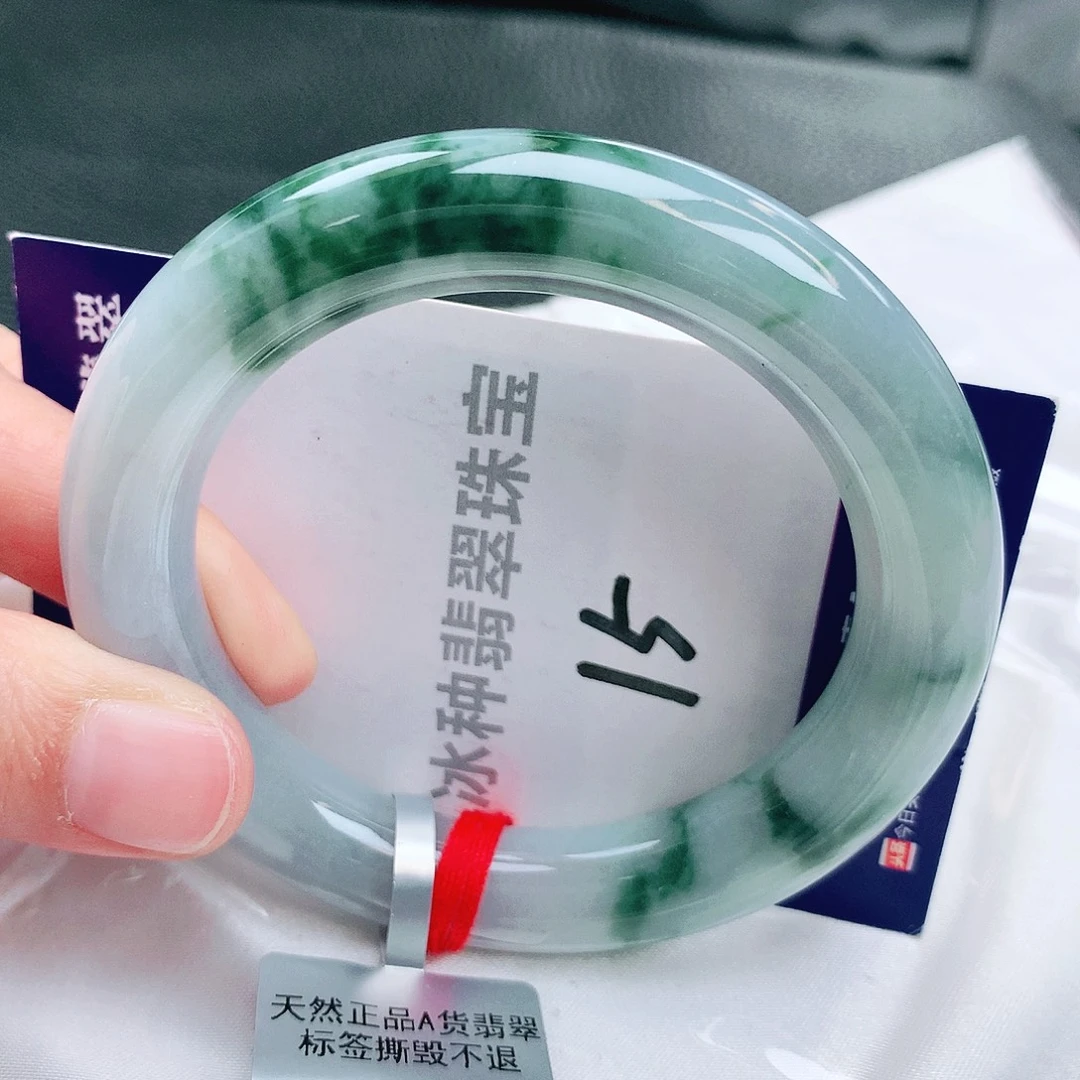 翡翠未镶嵌手镯缅甸天然a货翡翠手镯