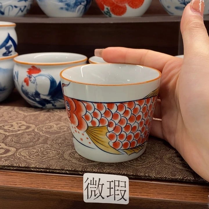 釉下老陶泥手工绘制