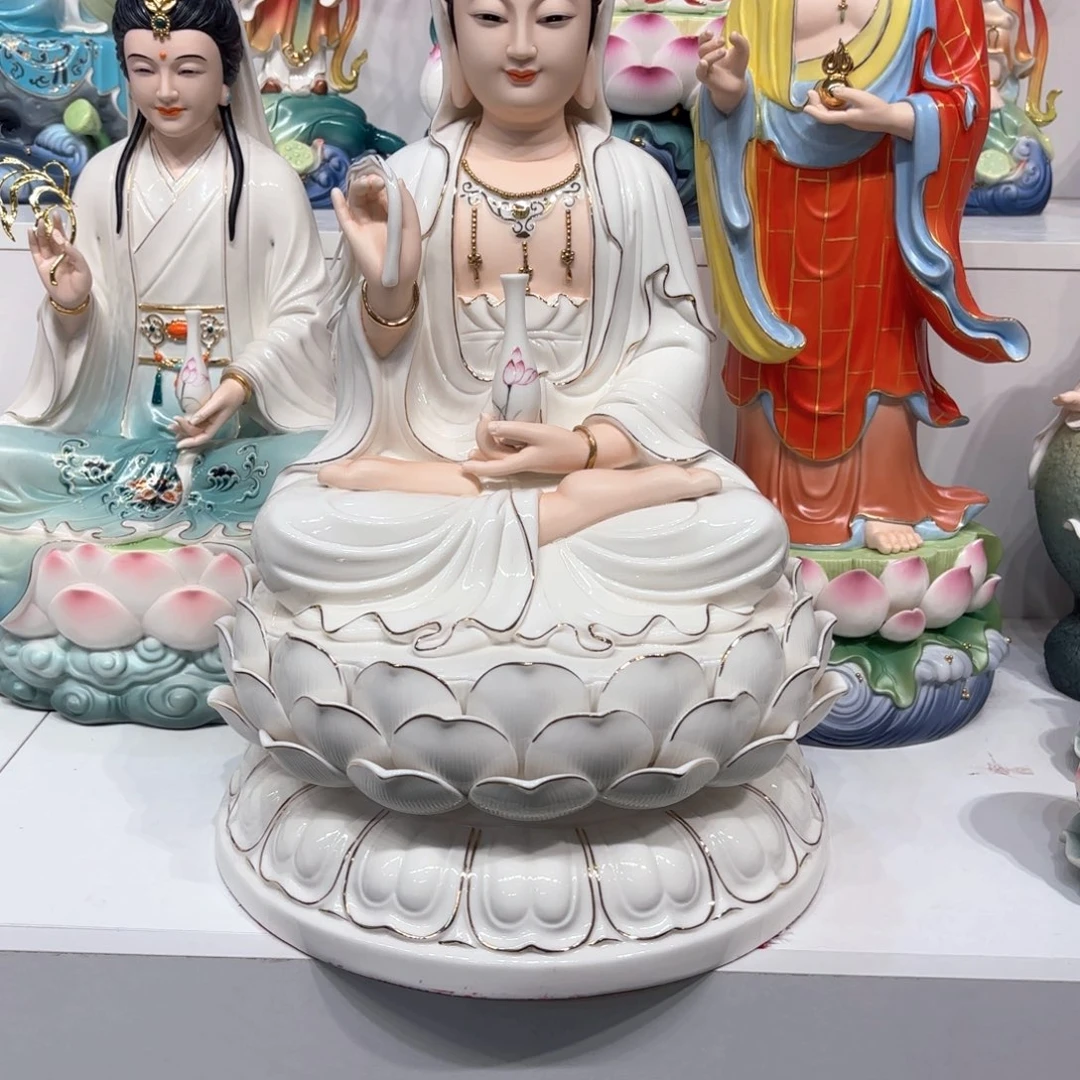 摆件龙*瓷摆件观音菩萨18