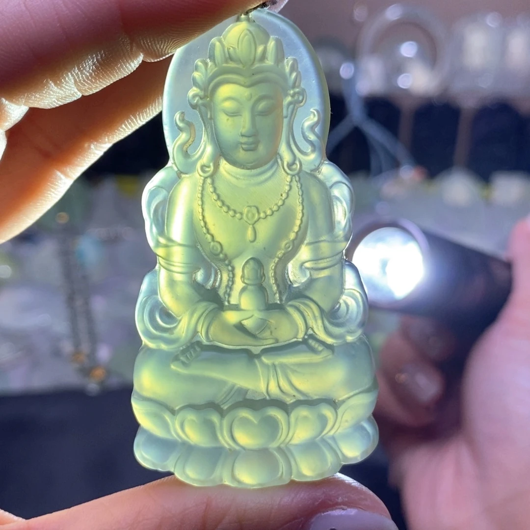 蛇纹石玉未镶嵌颈饰不退不换