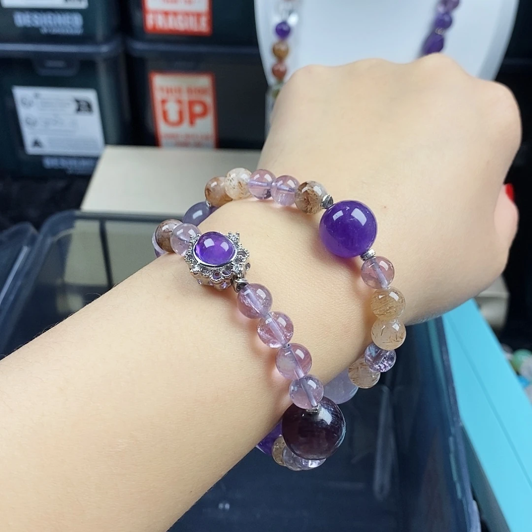 银S925镶嵌手链水晶