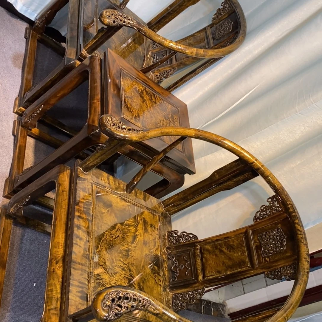 楠木皇宫椅三件套