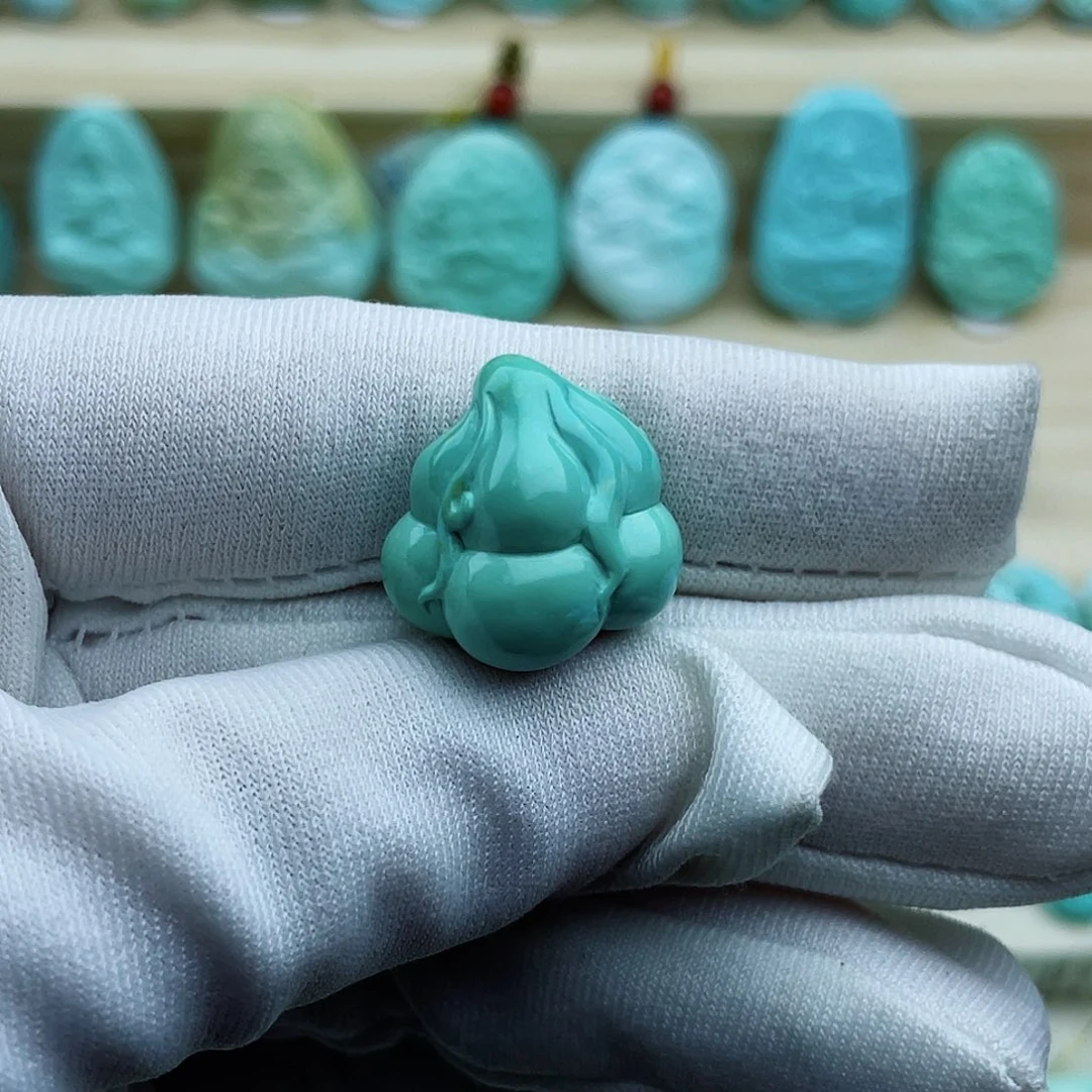 未镶嵌绿松石珠宝半成品