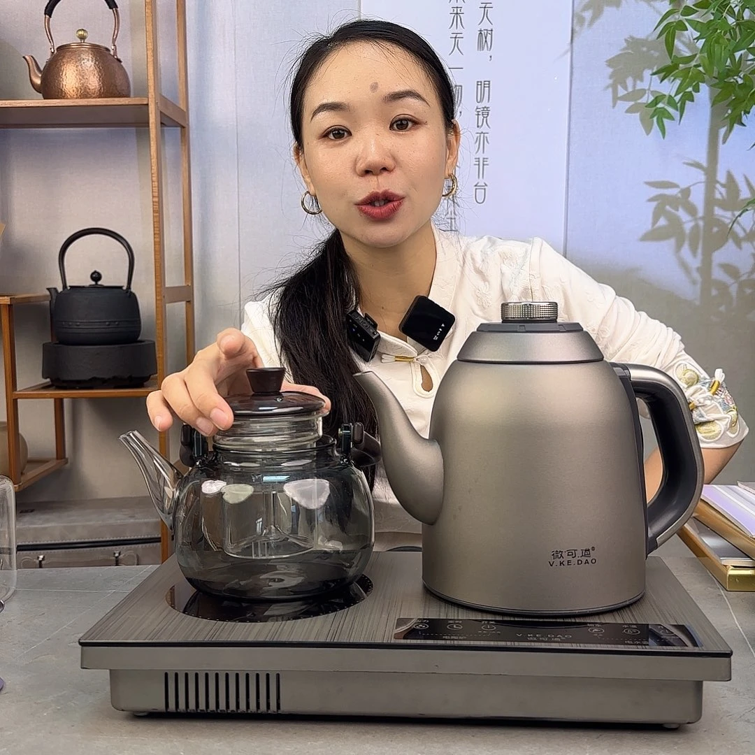 问***心微可道纯钛煮茶器