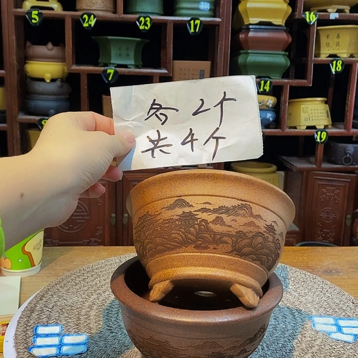 花盆紫砂紫砂花盆