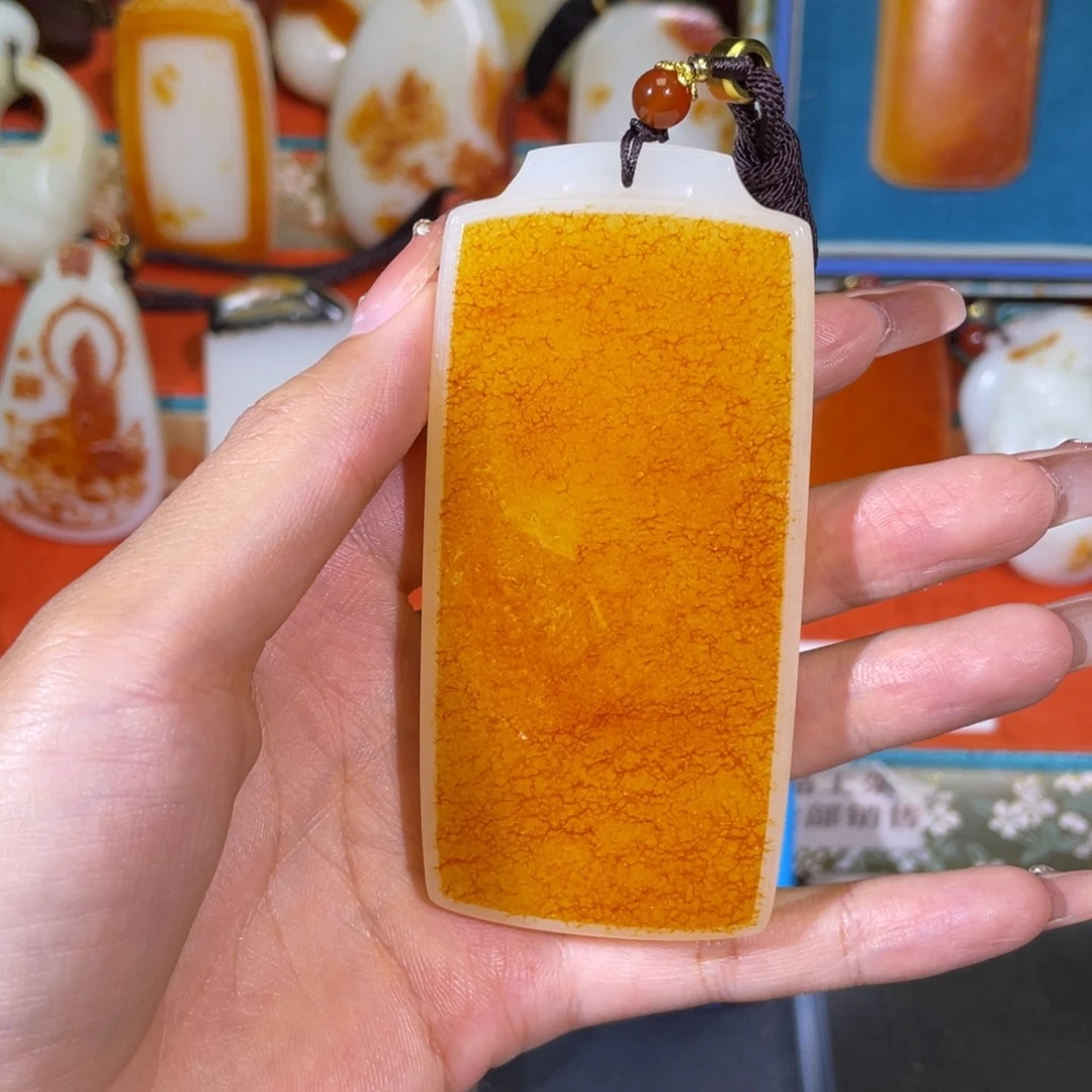 心***。未镶嵌和田玉挂件