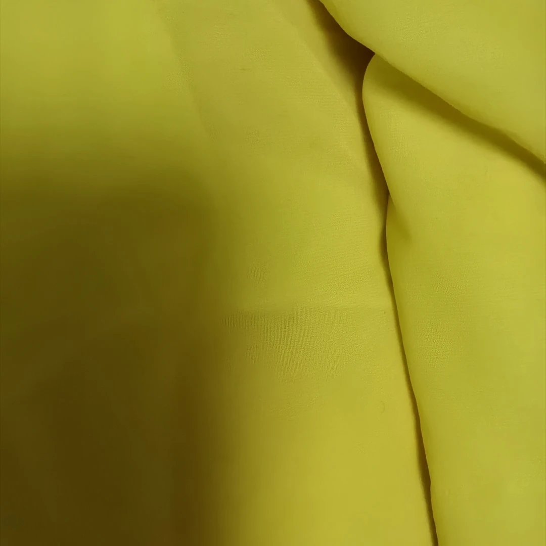 黄色雪纺纱里布清仓大甩卖