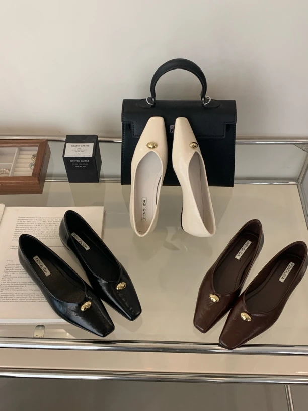 春季韩版893-1方头内增高浅口百搭鞋子气质时尚法式晚晚风复古