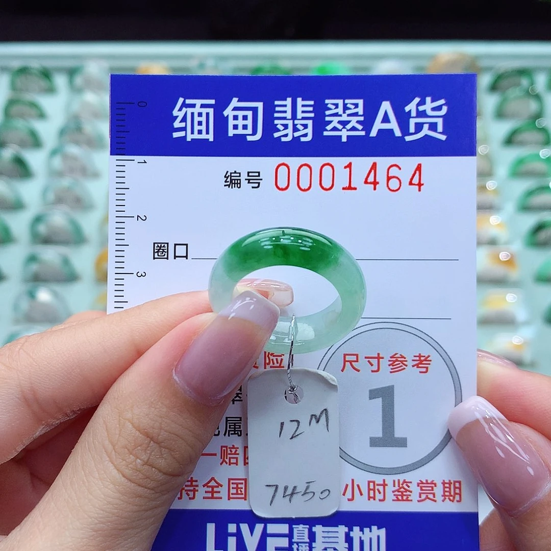 翡翠戒指未镶嵌12号