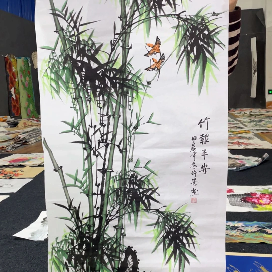 国画国画作品画心一张