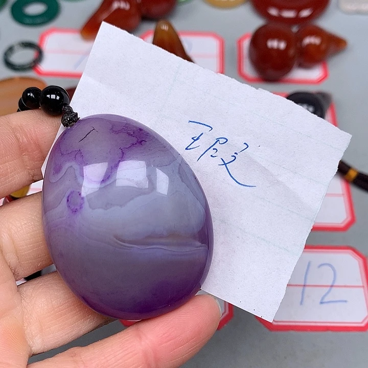 三***缘玛瑙/玉髓未镶嵌颈饰