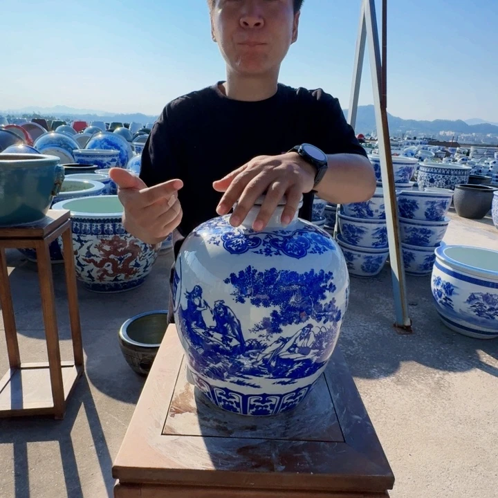 瓷片20斤酒坛，醉酒九仙
