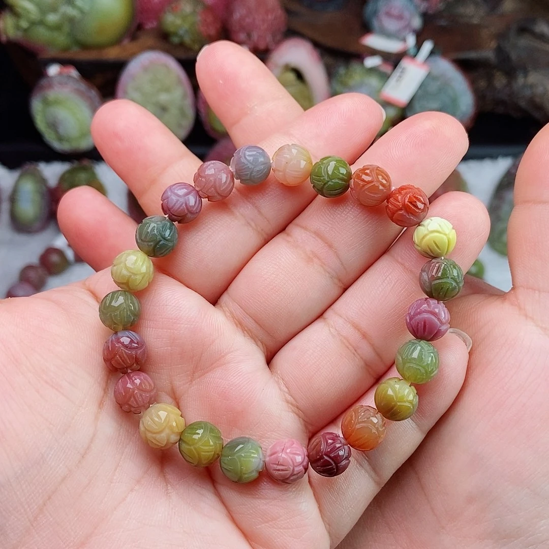 未镶嵌石英质玉（盐源）珠宝半成品