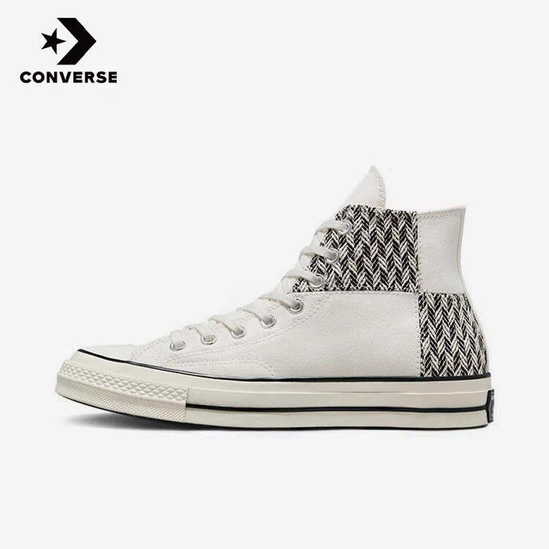 【小鱼孤品】Converse 潮流防滑包高帮帆布鞋男女同款白色  A03279C