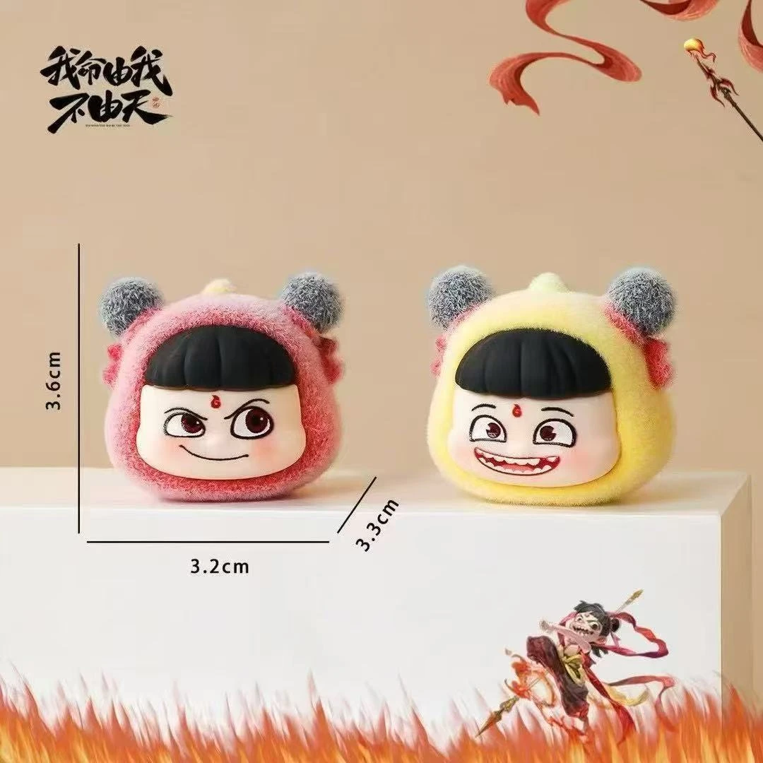 【九宫格】新款植绒哪吒树脂摆件