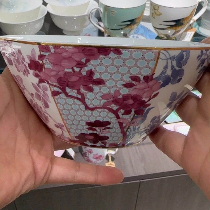瓷片布莱顿八角碗真的太好看了