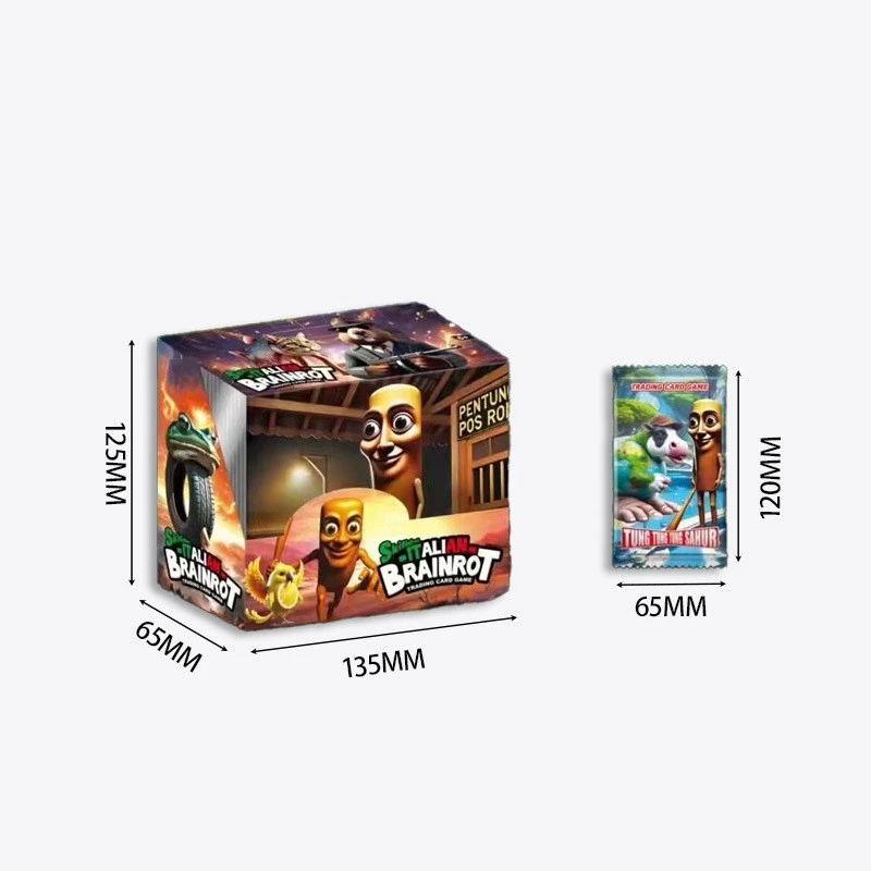 国外ai山海经通通通木棍人卡牌一包8张鲨鱼黑帮鼠ssr收藏稀有卡片