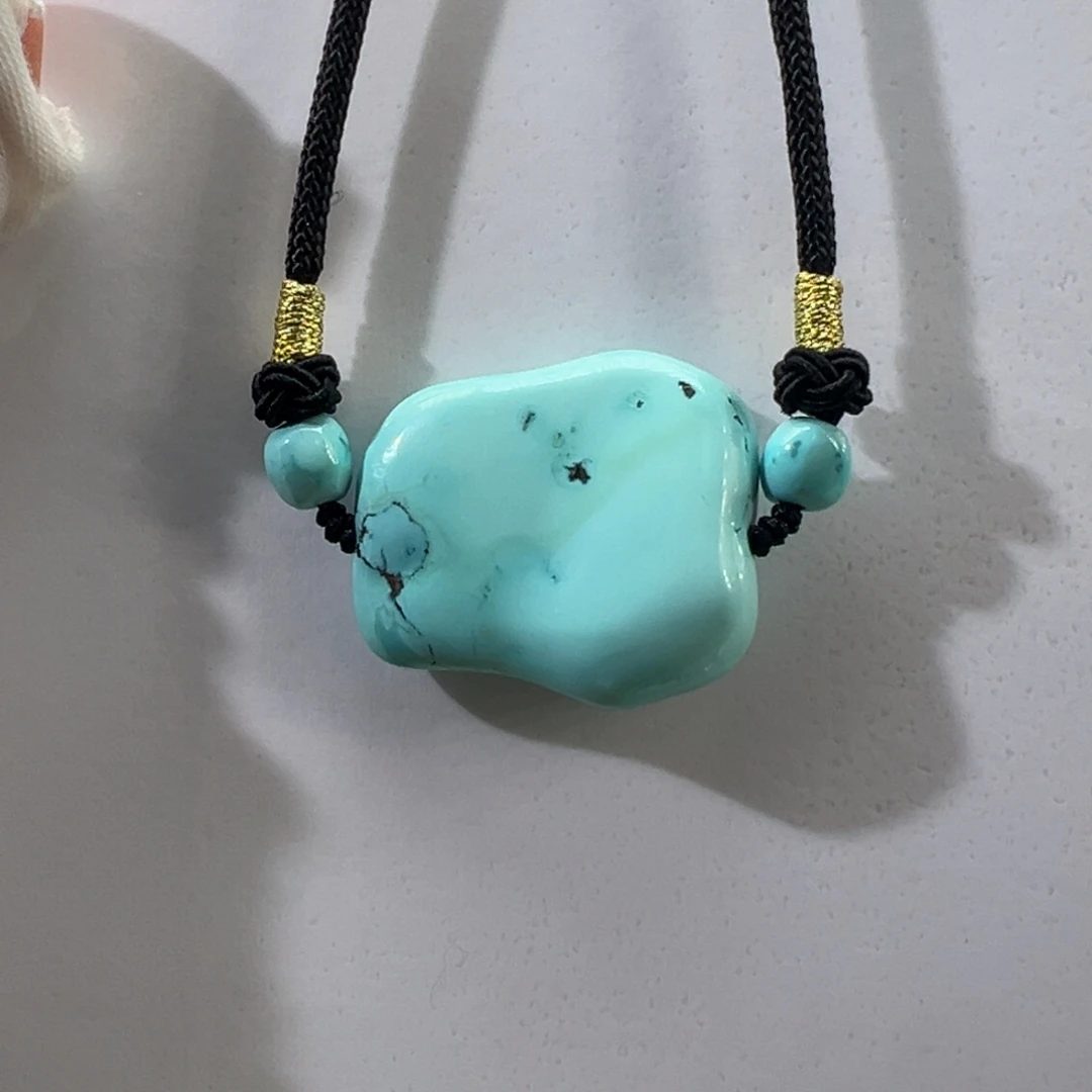 绿松石未镶嵌挂件