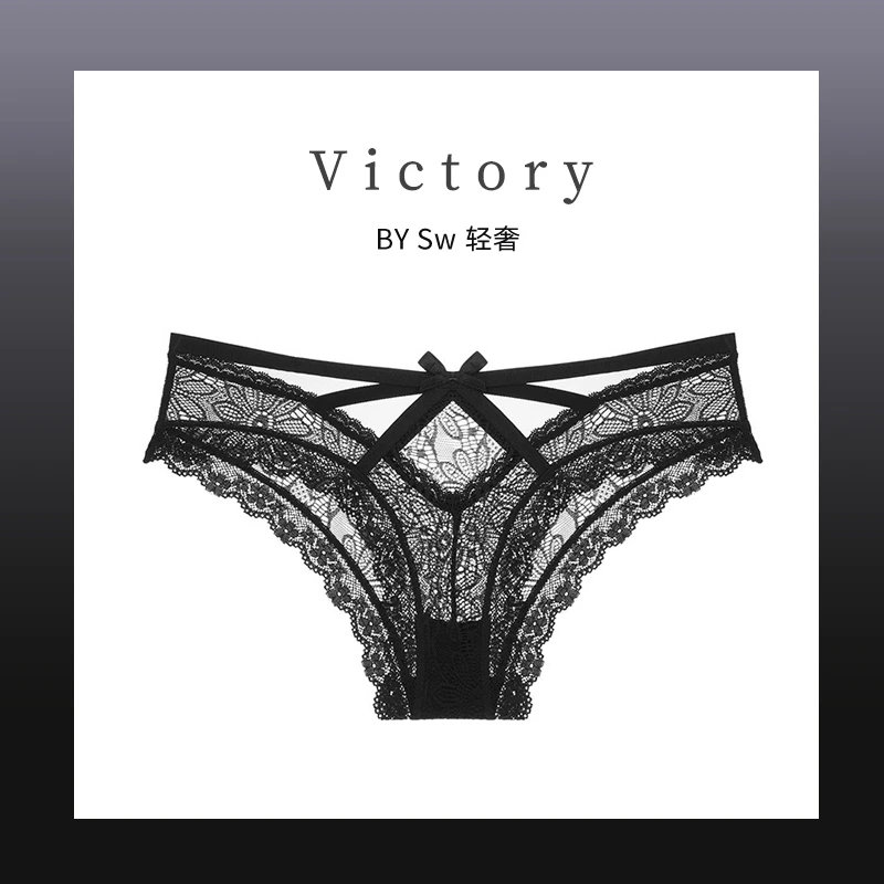 维多利亚多培尔内裤法式性感诱惑浪漫蕾丝薄透气舒适女低腰三角裤