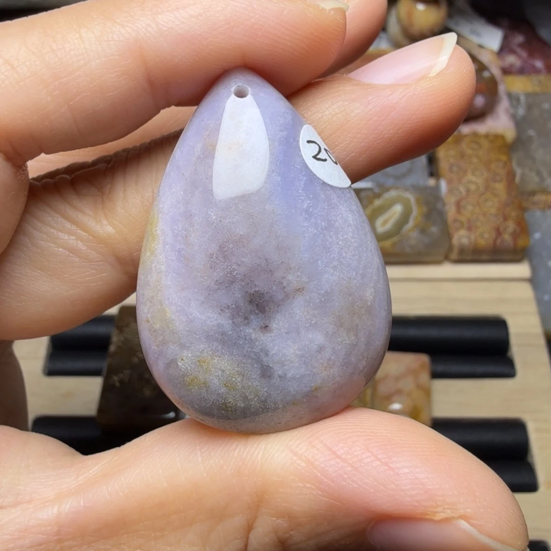 石英质玉未镶嵌紫冰共生料