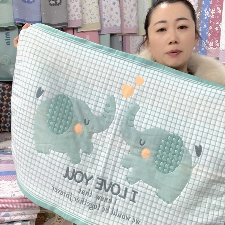 棉特价促销绿色小飞象