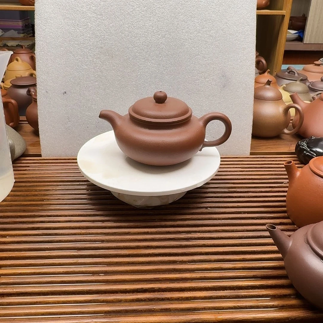 紫砂茶壶半手工制作