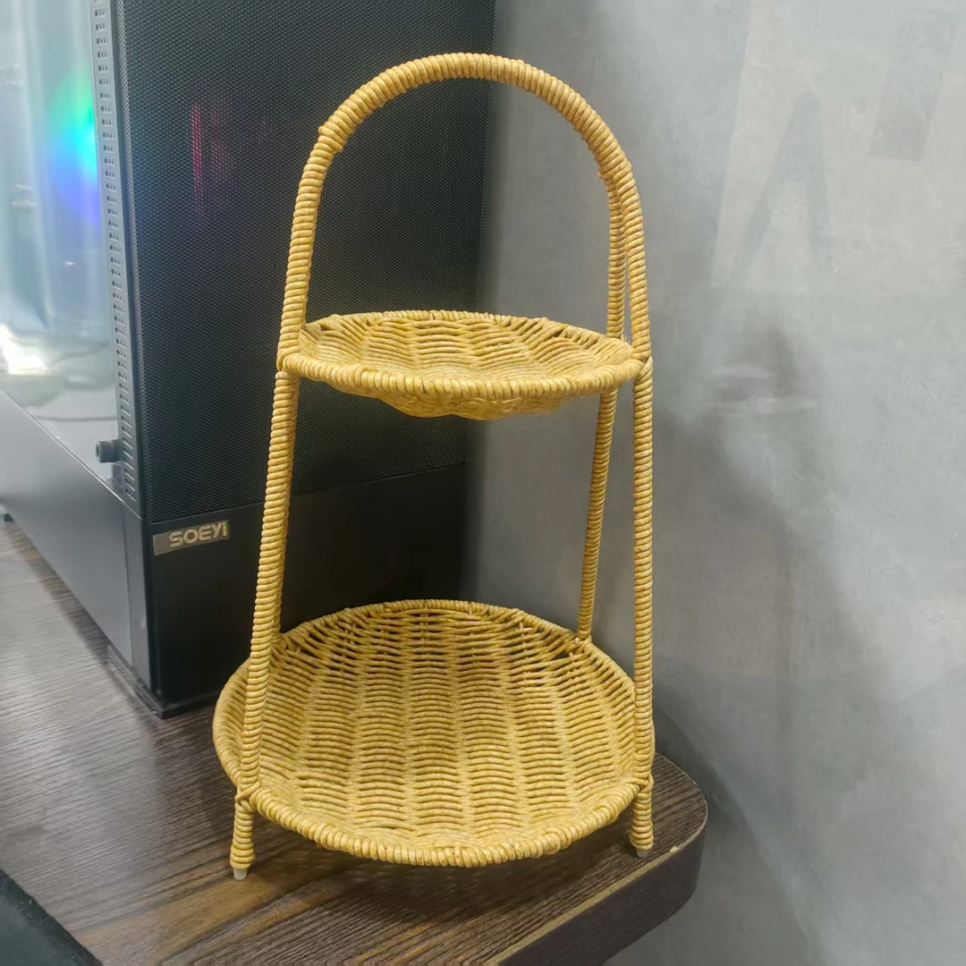 双层点心篮收纳篮