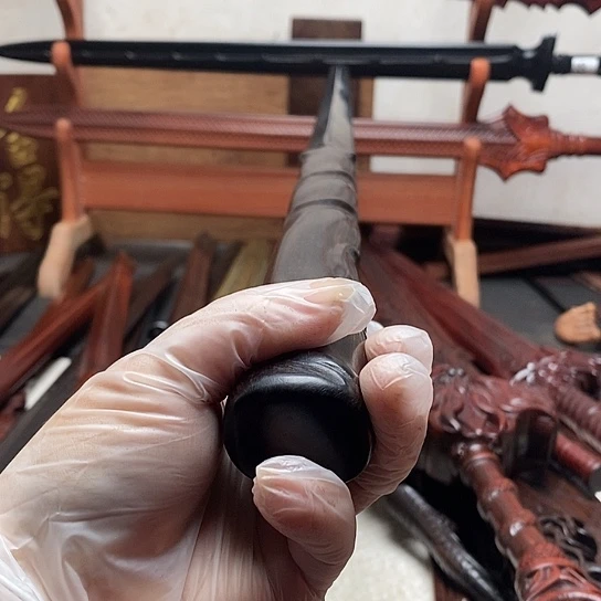 紫光檀木木木一米手工雕