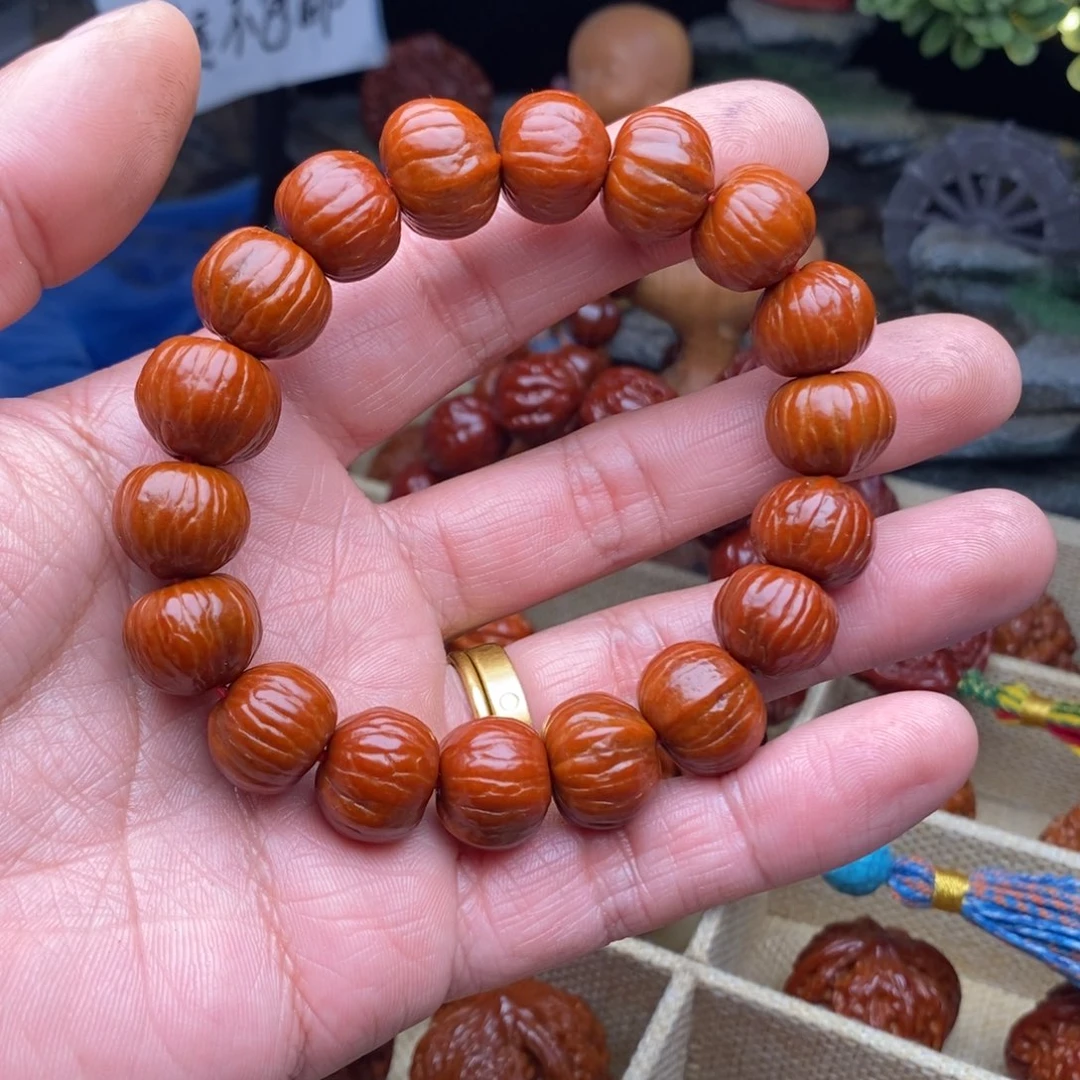 把件文玩核桃南瓜手串