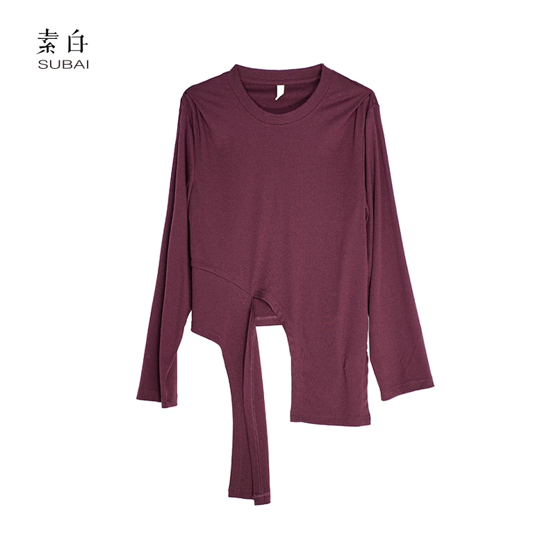 SB2408T00262【素白】马乖秋季新款经典长袖打底衫T恤