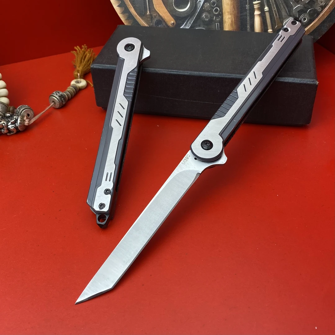 神笔高硬度大马士革Vg10户外折叠瓜果刀便携锋利野营蔬菜瓜果刀