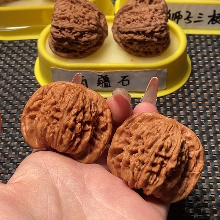 吊坠文玩核桃48四座楼