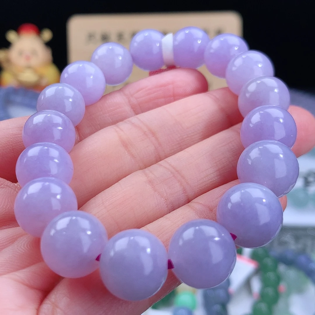 翡翠手链未镶嵌卡12mm