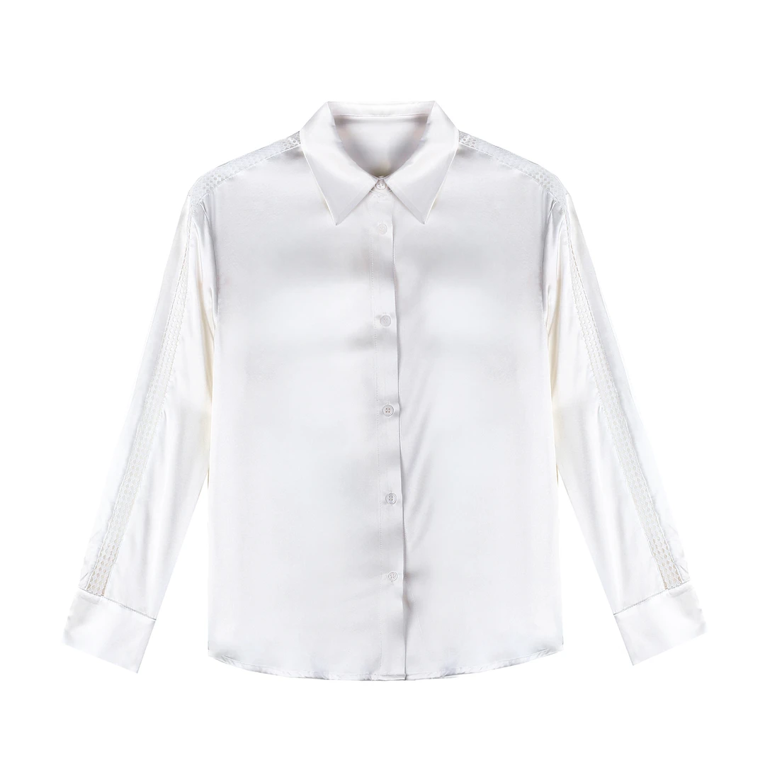 【X】(左谜）桑蚕丝衬衫CLY-AS2510