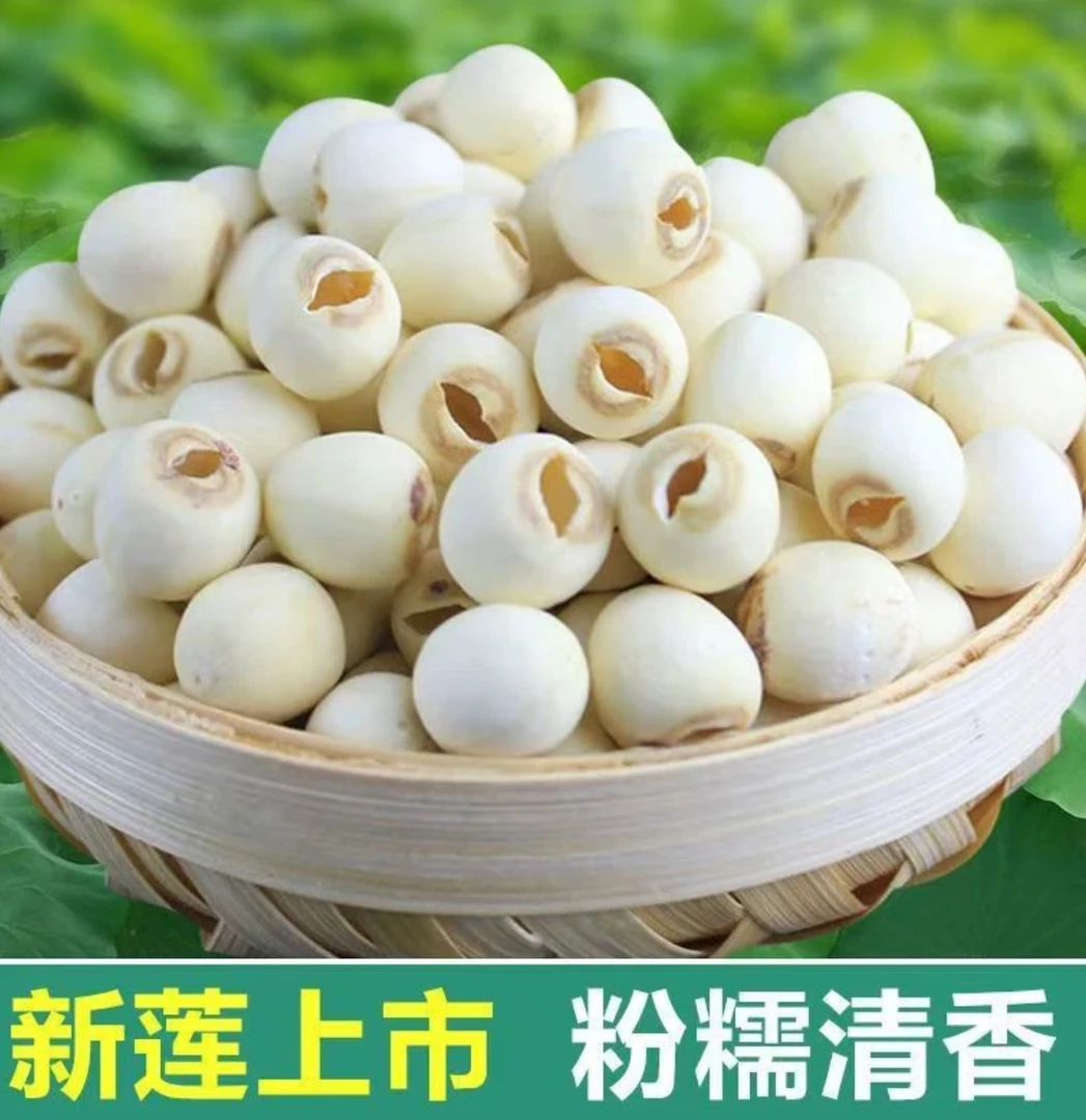 正宗去芯白莲子干货颗粒饱满营养丰富可煲汤煮粥