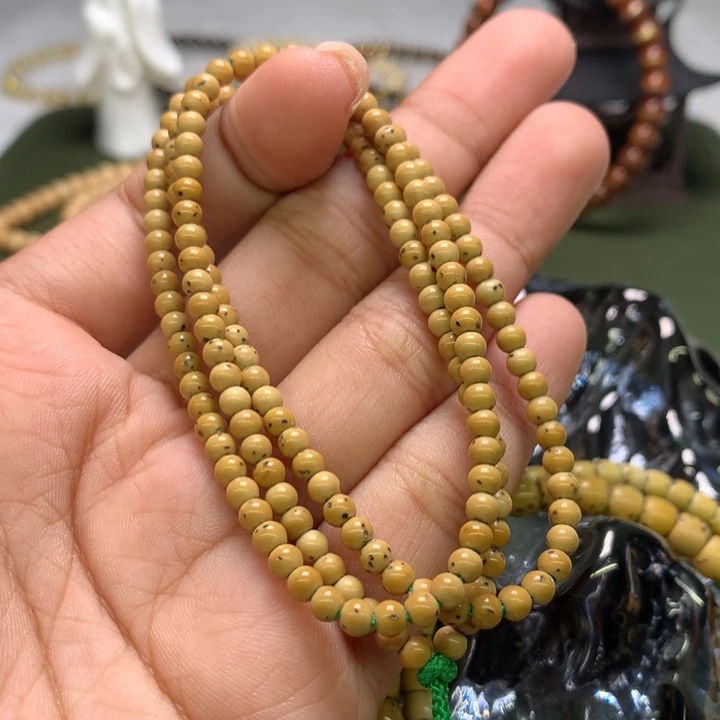 吊坠星月菩提小圆珠数星星