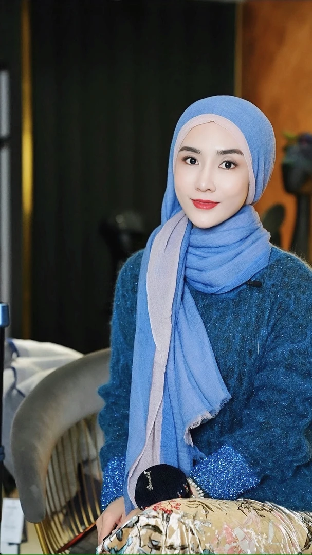 【嘉米拉】高定新品纯色长巾JML926