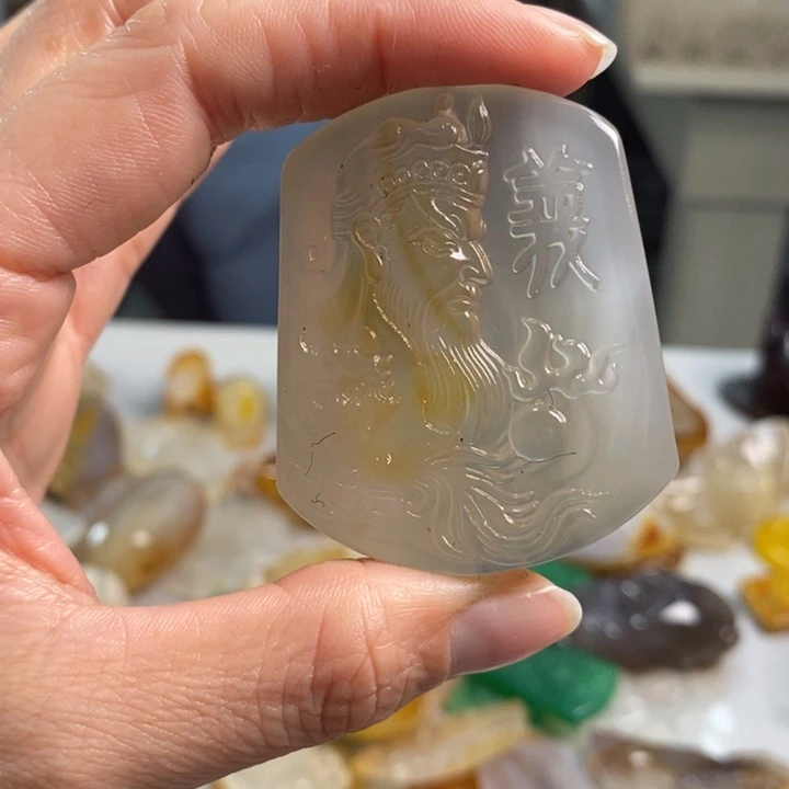 玛瑙/玉髓吊坠(不含链)未镶嵌